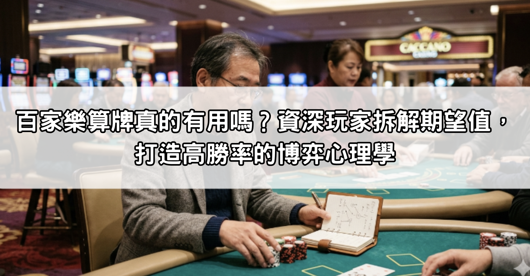 百家樂算牌真的有用嗎?資深玩家拆解期望值,打造高勝率的博弈心理學